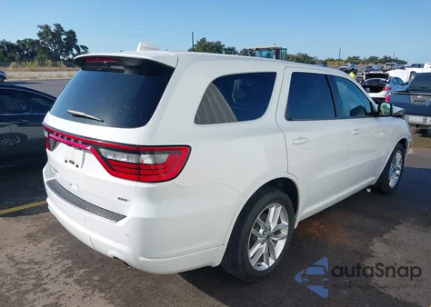 2021 Dodge Durango Gt Plus Rwd из США, поврежденный, VIN 1C4RDHDG2MC607989